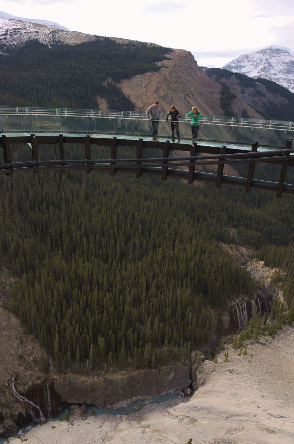 Glacier Skywalk - Looking Down