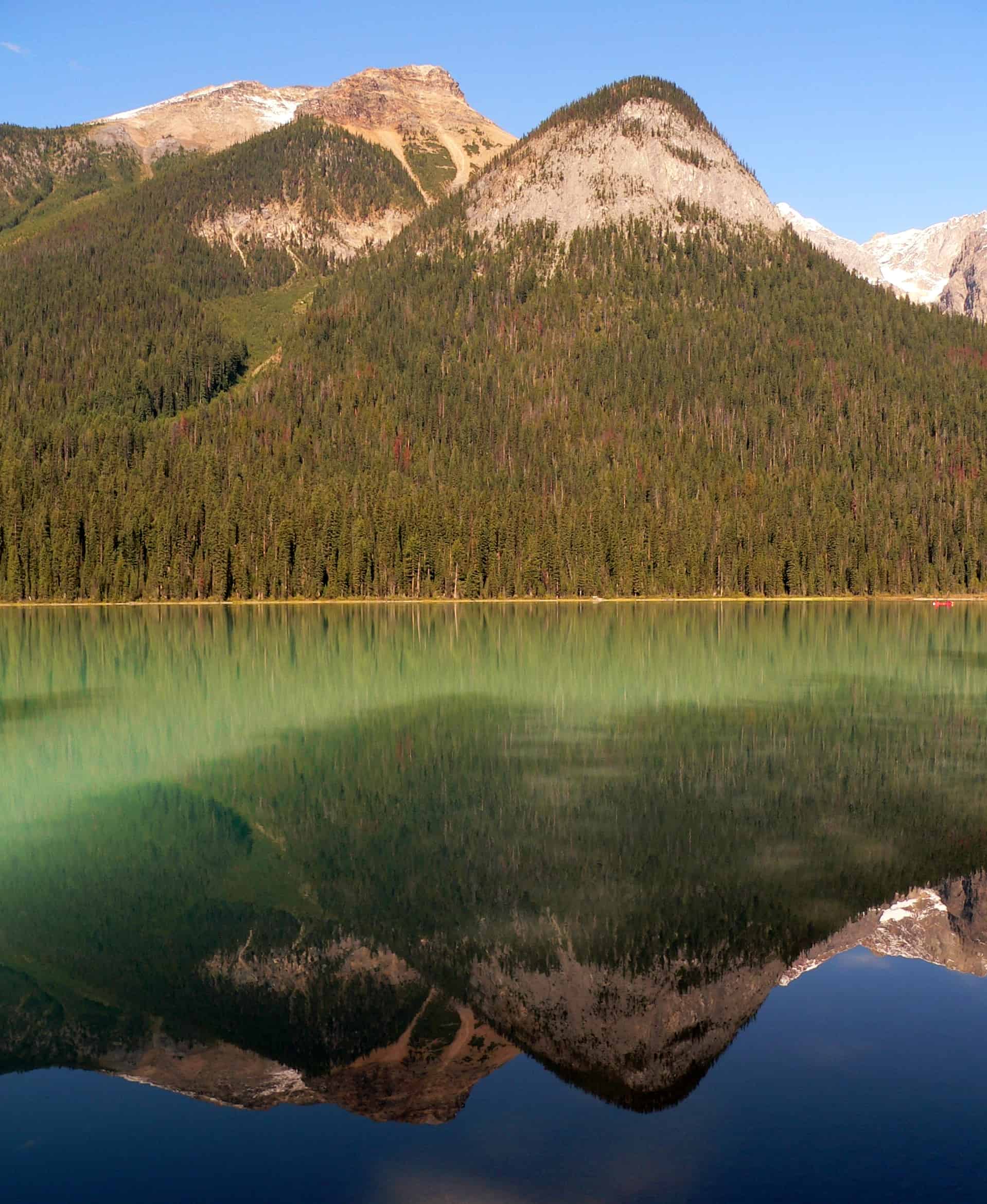 Eine Perle im Yoho National Park Der Emerald Lake Faszination Kanada