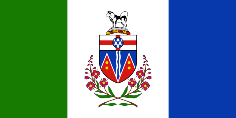 Flagge / Fahne des kanadischen Territoriums Yukon