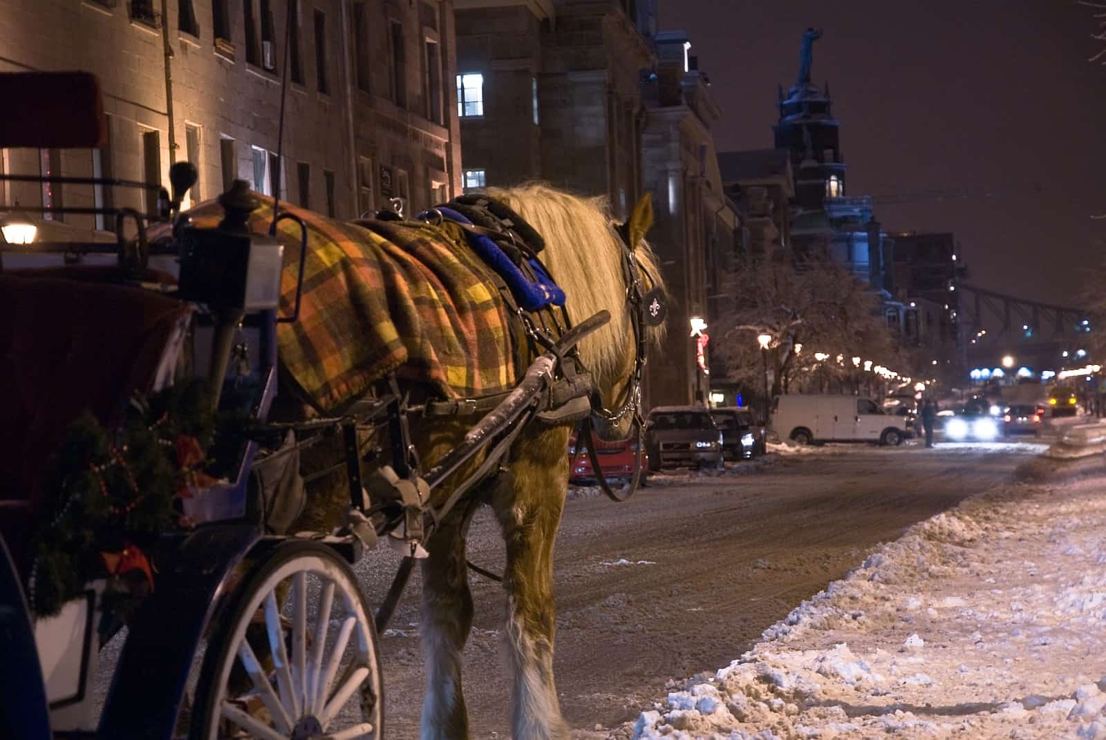 Rue de la Commune in der Altstadt von Montreal