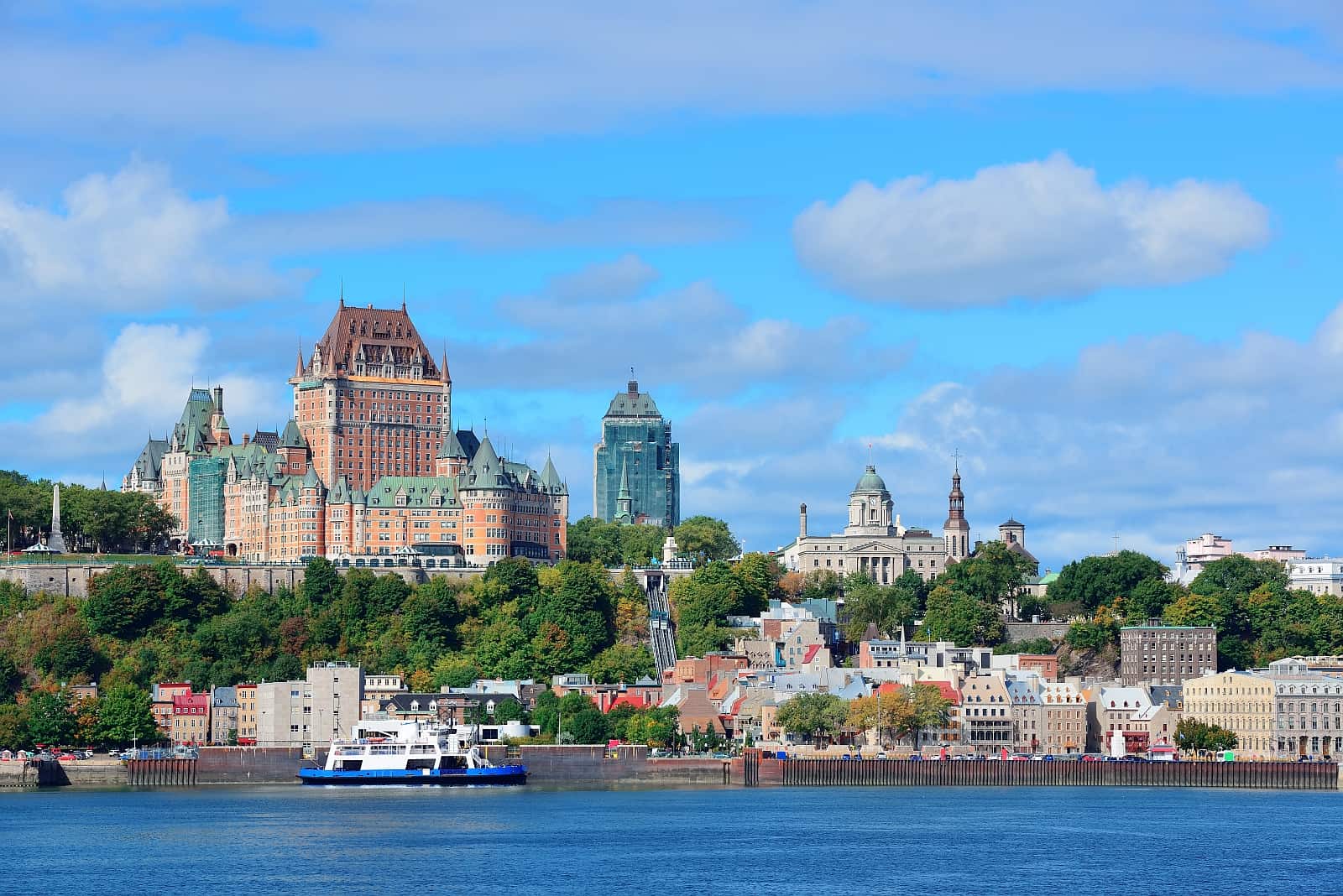 Das Hotel Fairmont Le Château Frontenac in Québec City