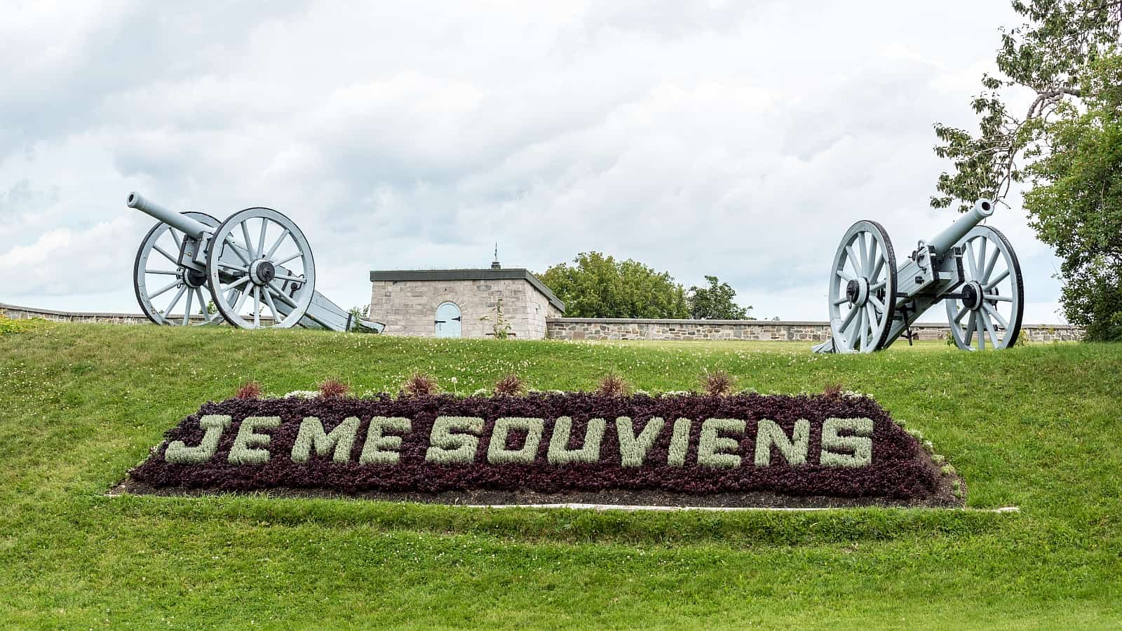 Die sternförmige Zitadelle von Québec von oben